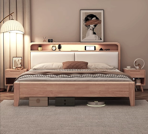 (1656#L) King bed